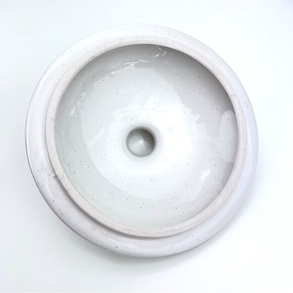 Newcor Stoneware Country Village Cookie Jar Canister - Picture 7 of 11